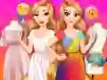 Гра Розмальовка нарядів принцес онлайн