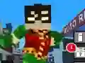 Гра Тін Титани Вперед: Minecraft Підлітковий Бігун 3D онлайн