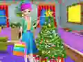 Гра Прикрашання Різдвяної Ялинки та Одягання онлайн