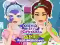 Гра Кристал та Олівія: Справжній Макіяж Найкращих Подруг онлайн