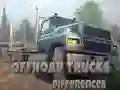 Гра Вантажівки Внедорожники Відмінності онлайн Гра Вантажівки Внедорожники Відмінності онлайн