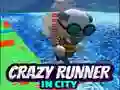 Гра Божевільний бігун у місті онлайн