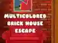 Гра Втеча з багатокольорового цегляного будинку онлайн