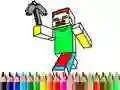 Гра Назад до школи: Розфарбування Minecraft онлайн