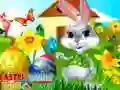 Гра Пазл Яйця Великоднього Кролика онлайн Гра Пазл Яйця Великоднього Кролика онлайн