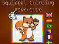 Гра Пригоди роз coloring белок онлайн