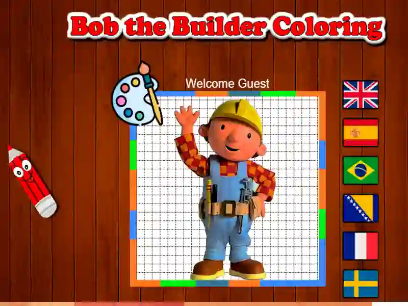 Гра Забарвлення Bob Builder онлайн Гра Забарвлення Bob Builder онлайн