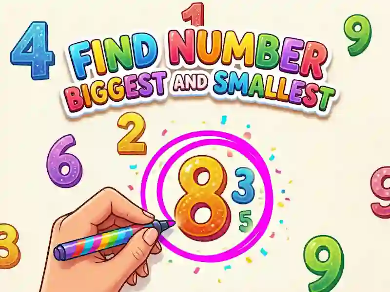 Гра Find Number Biggest and Smallest онлайн