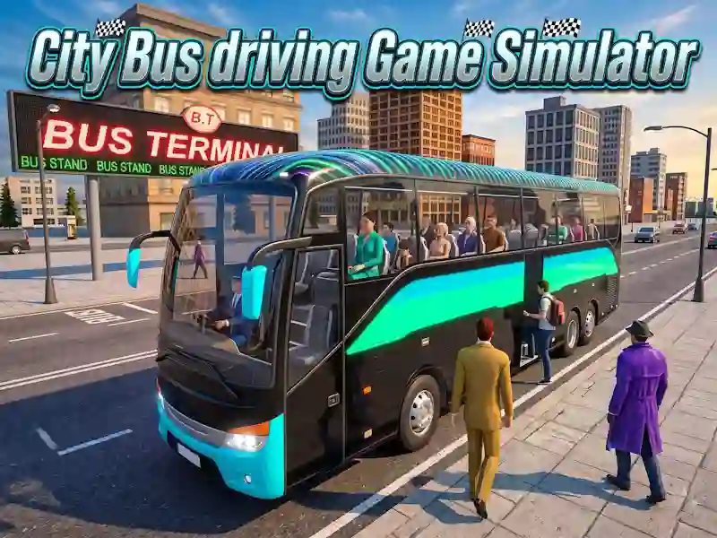 Гра City Bus driving Game Simulator онлайн