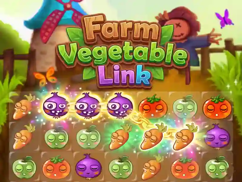 Гра Farm Vegetable Link онлайн