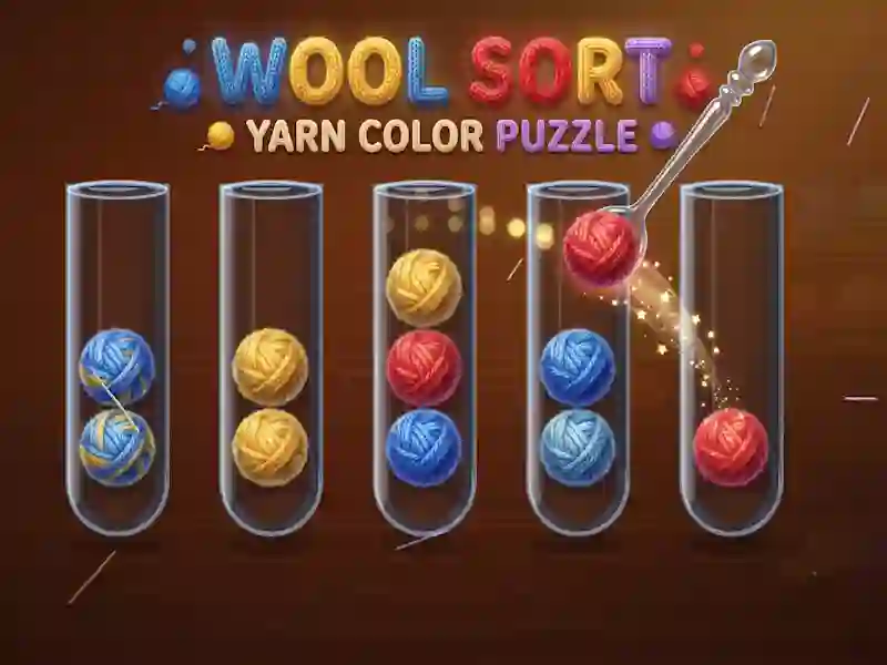 Гра Wool Sort Yarn Color Puzzle онлайн