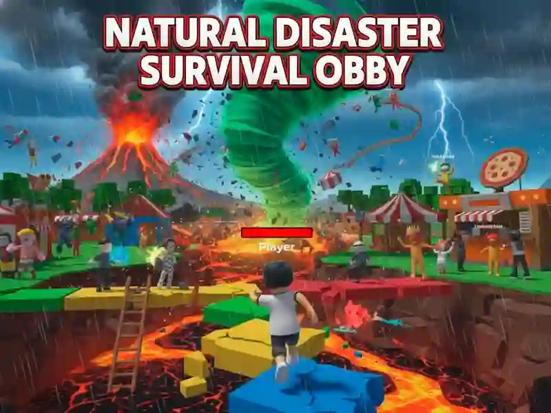 Гра Obby: Disaster Survival онлайн
