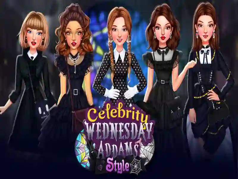 Гра Знаменитості в стилі Wens Addams онлайн