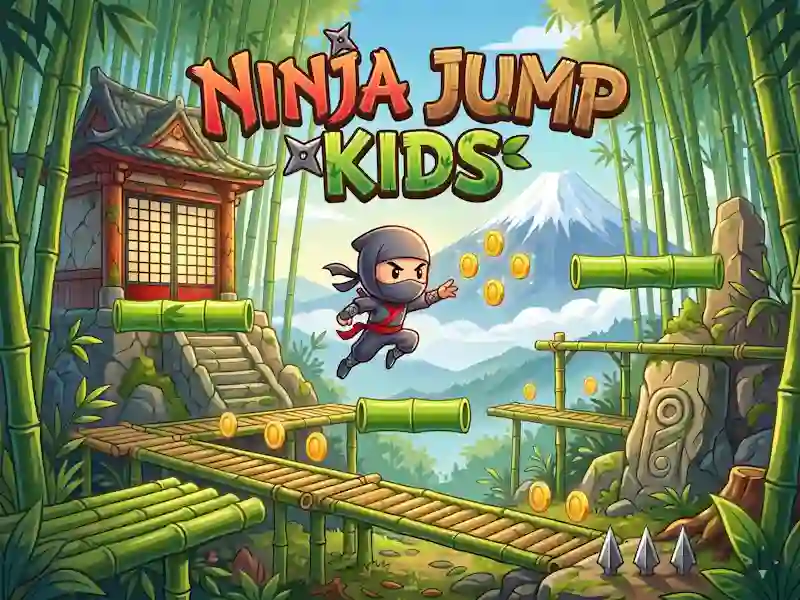 Гра Ninja Jump Kids онлайн