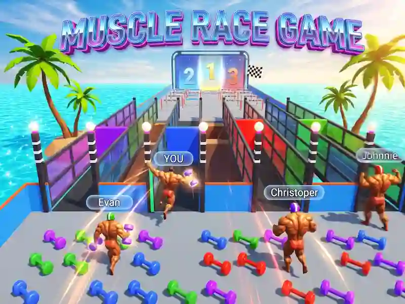 Гра Muscle Race Game онлайн