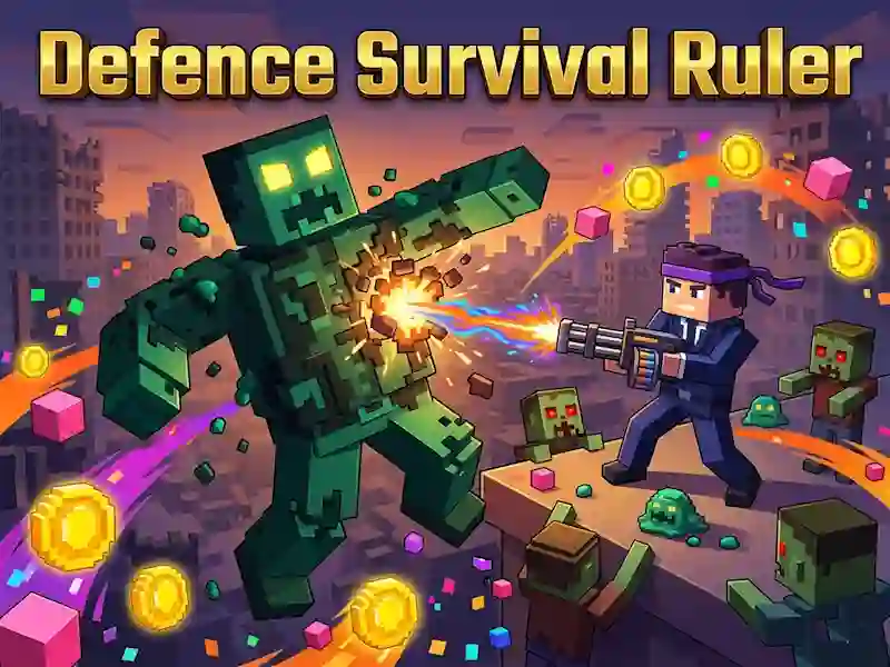 Гра Defence Survival Ruler онлайн