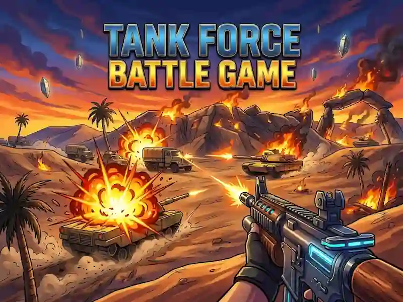 Гра Tank Force Battle Game онлайн