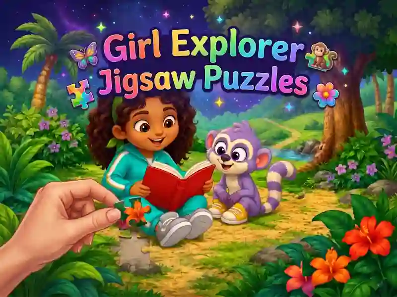 Гра Girl Explorer Jigsaw Puzzles онлайн