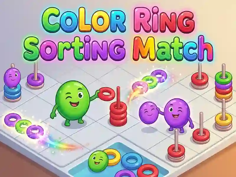 Гра Color Ring Sorting Match онлайн