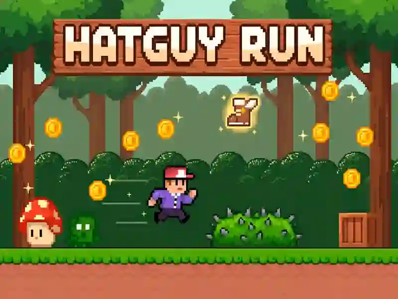 Гра Hatguy Run онлайн