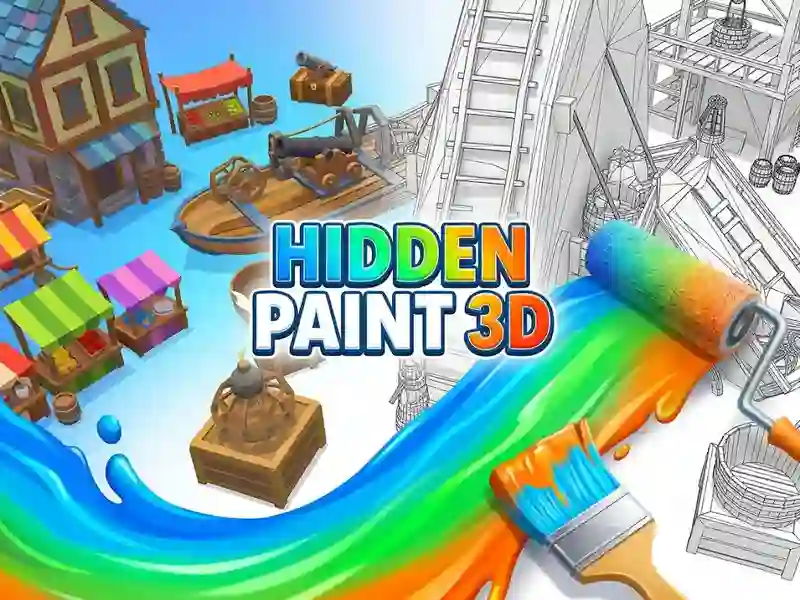 Гра Hidden Paint 3D онлайн
