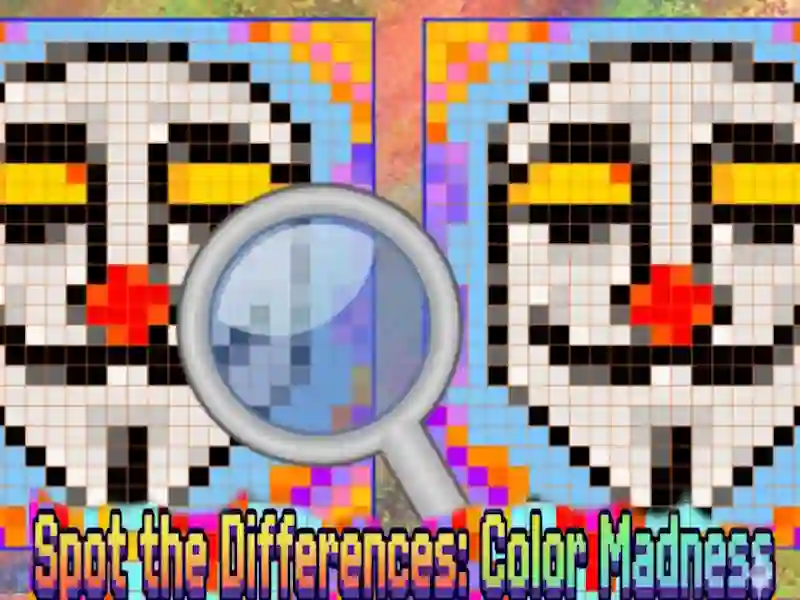 Гра Spot the Differences Color Madness онлайн