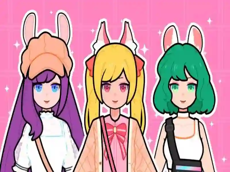Гра Ляльки Chibi: щоденник паперової ляльки онлайн