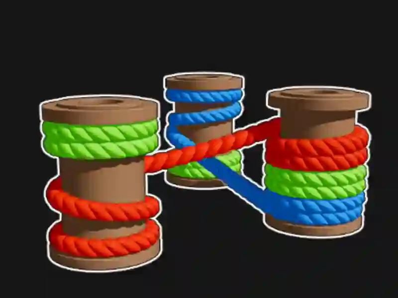 Гра Сортування мотузок онлайн