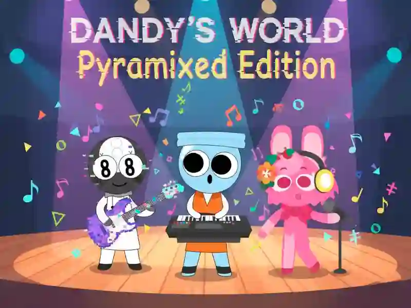 Гра Sprunki: Pyramid Edition World of Dandy онлайн