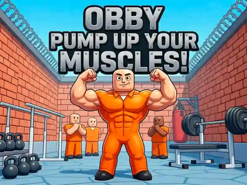 Гра Obby Pump Up Your Muscles! онлайн