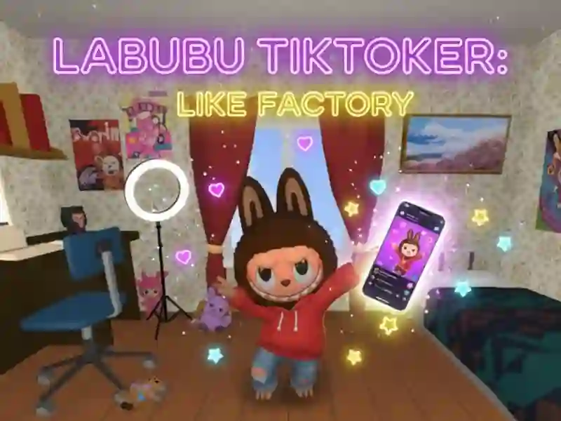 Гра Labubu TikToker: Like Factory онлайн