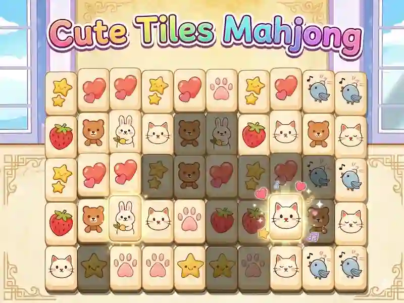 Гра Cute Tiles Mahjong онлайн