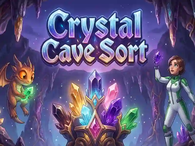 Гра Crystal Cave Sort онлайн