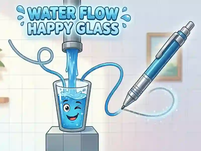 Гра Water Flow Happy Glass онлайн