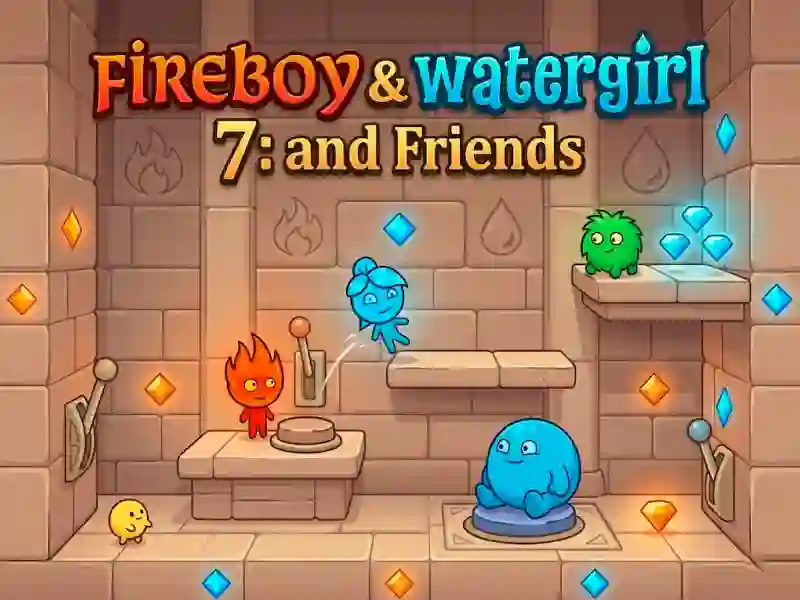 Гра Fireboy & Watergirl 7: and Friends онлайн