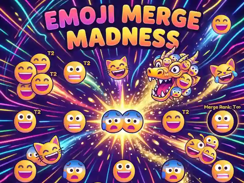 Гра Emoji Merge Madness онлайн