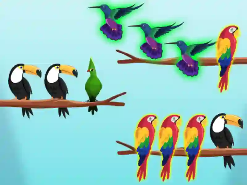Гра Проблеми сортування птахів онлайн