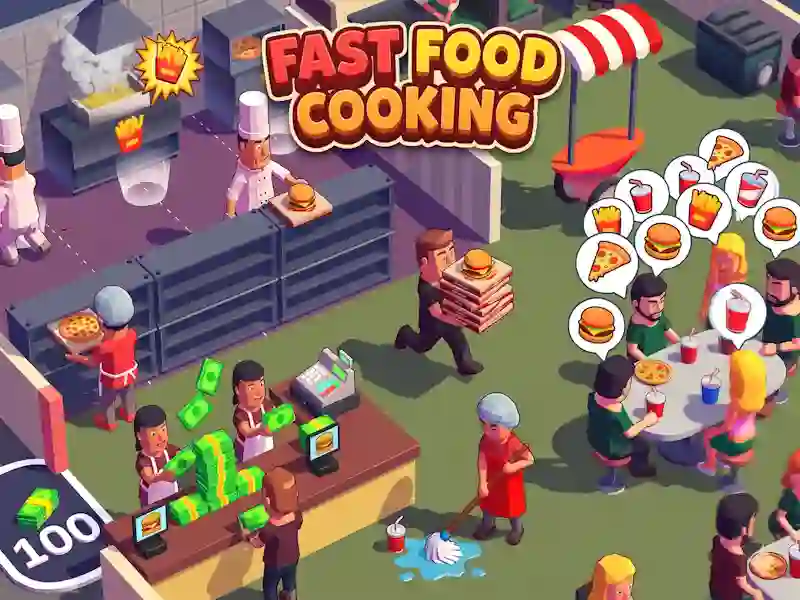 Гра Fast Food Cooking онлайн