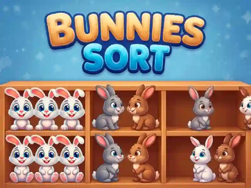 Гра Bunnies Sort онлайн
