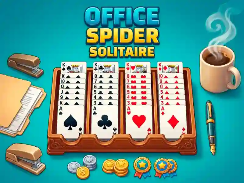 Гра Office Spider Solitaire онлайн