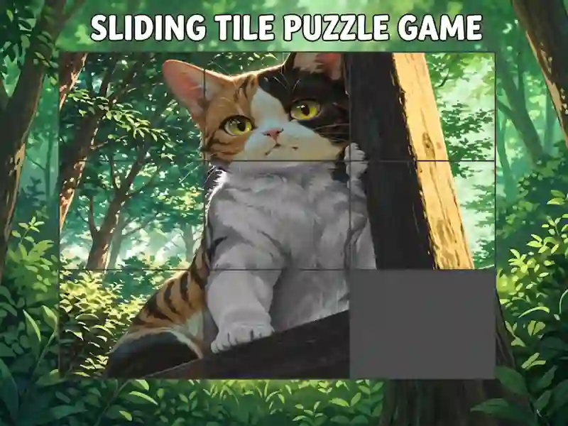 Гра Sliding Tile Puzzle Game онлайн
