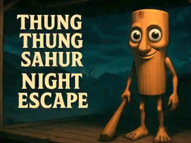 Гра Tung Tung Sahur Night Escape онлайн Гра Tung Tung Sahur Night Escape онлайн
