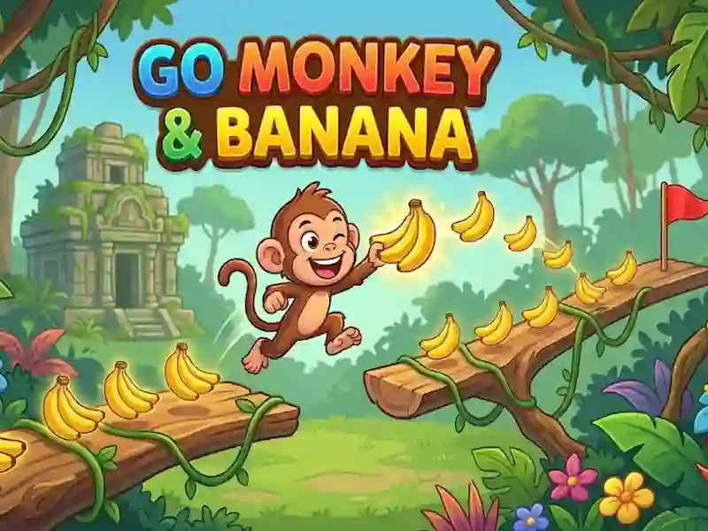 Гра Go monkey & Banana онлайн