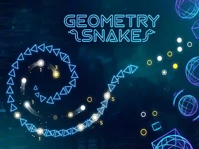 Гра Geometry Snake онлайн