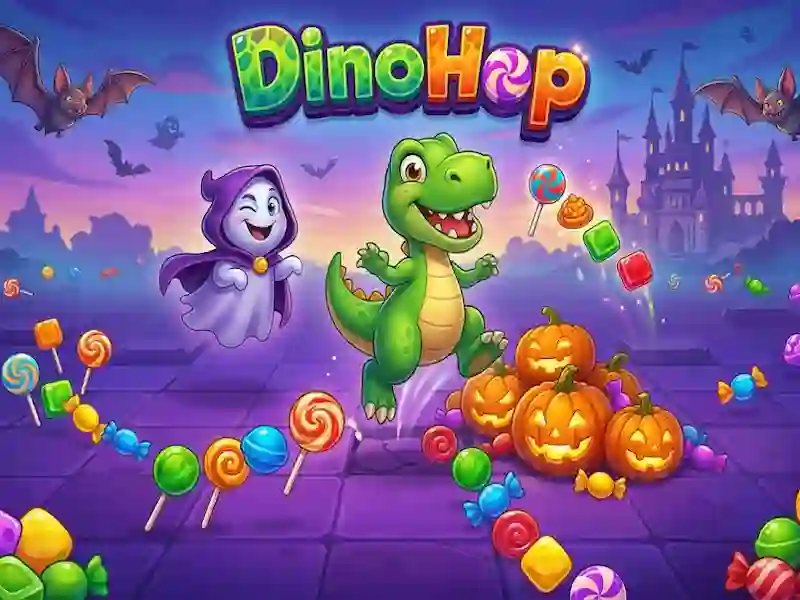 Гра DinoHop онлайн