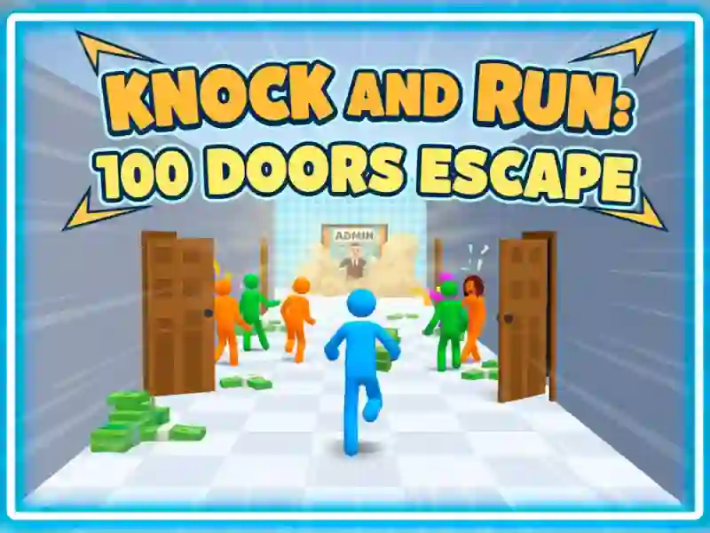 Гра Стукай і біжи. 100 Doors Escape онлайн