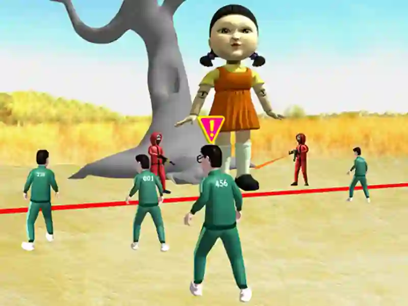 Гра Гра в Кальмару: Червоне світло-зелене світло онлайн