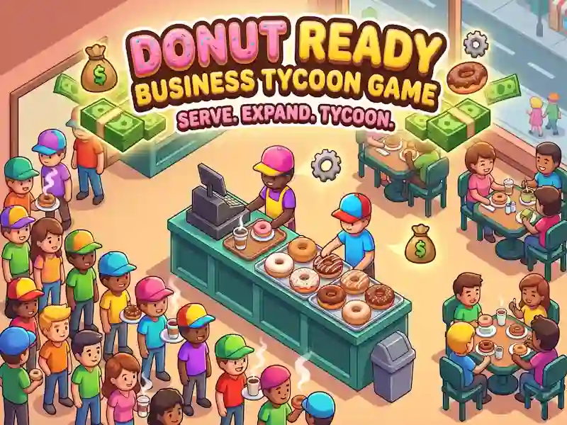 Гра Donut Ready Business Tycoon Game онлайн