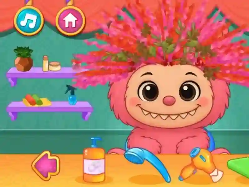 Гра Перукарня Лабубу онлайн