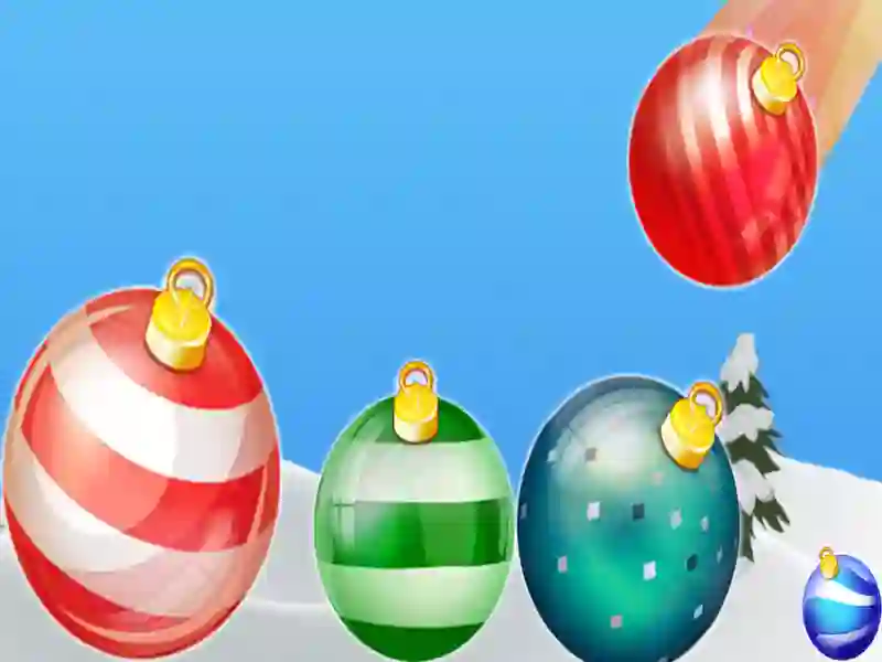 Гра Головоломка: Поєднайте новорічні кулі! онлайн